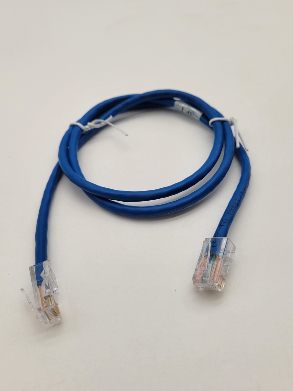 Quiktron 560-110-003 Non Booted Cable Patch Cord Value Series 3-Feet 24 AWG Blue