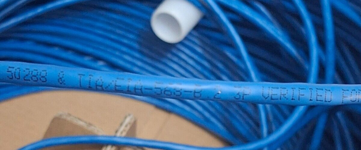 YFC-Boneagle CAT 5E Networking Cable UTP Solid 24AWG 750 FT *READ*