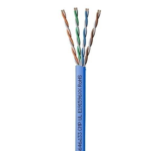 Paige 258950306 GameChanger Outdoor Plenum CMP CAT6 Network Cable 1000ft – Blue
