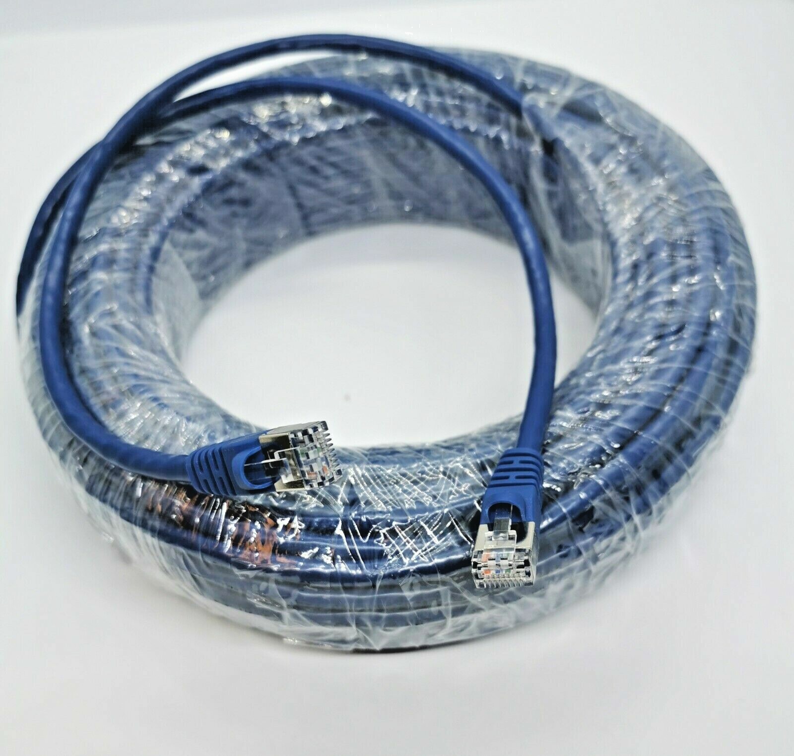 75Ft Cat6a SFTP 26AWG Shielded Patch Cable 100% Pure Copper Wire