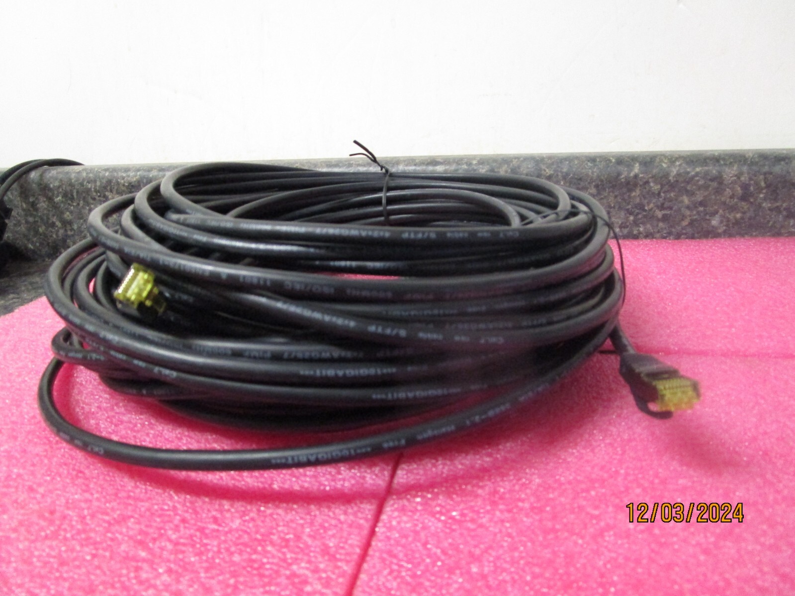 NEW! (100ft) Cat7 Ethernet Cable EN50173-1 TIA/EIA 568B-2.1 10Gigabit – Zeiss