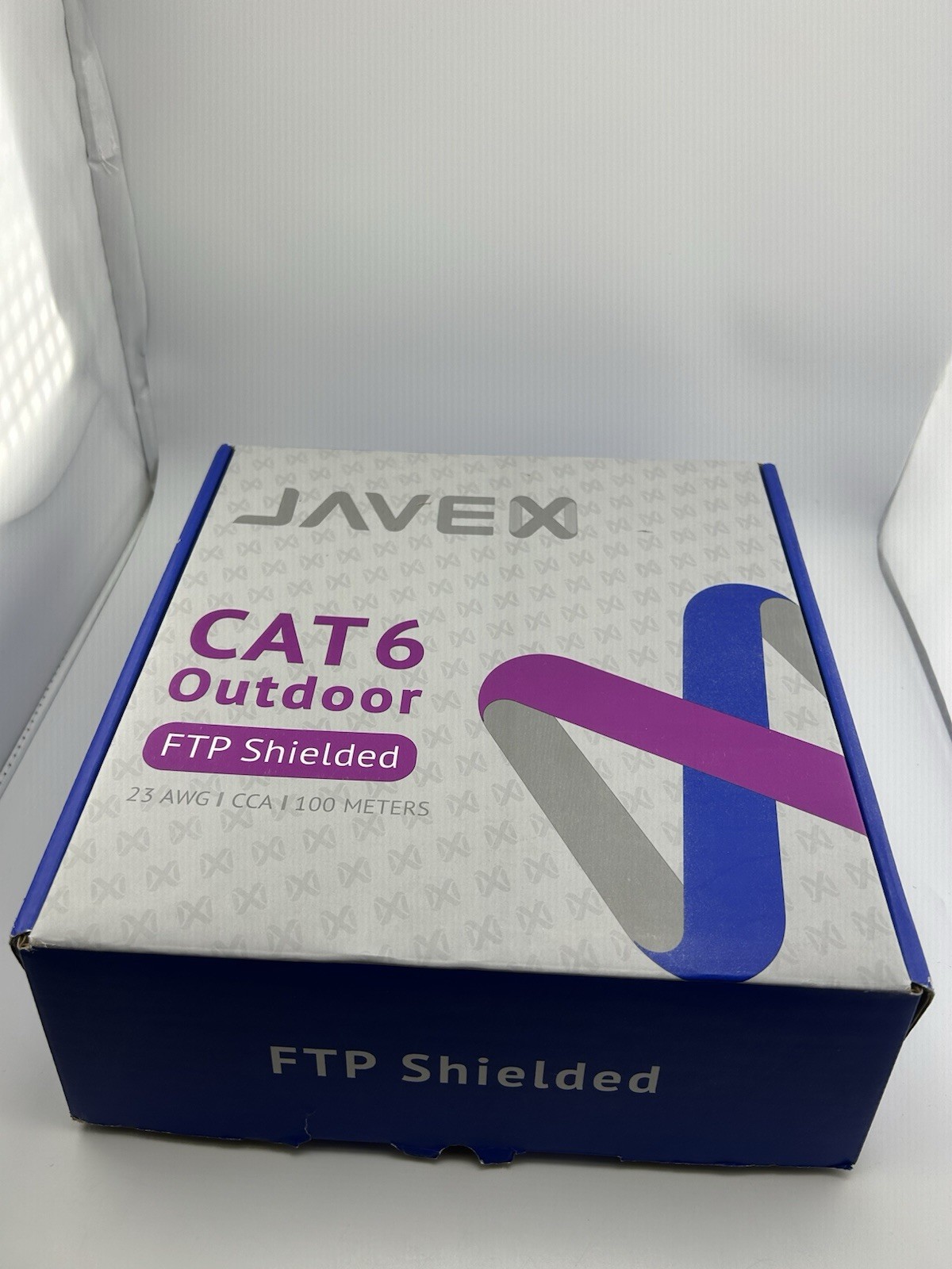Javex CAT6 Outdoor FTP Sheilded 23 AWG CCA 100 Meters Ethernet Cable New