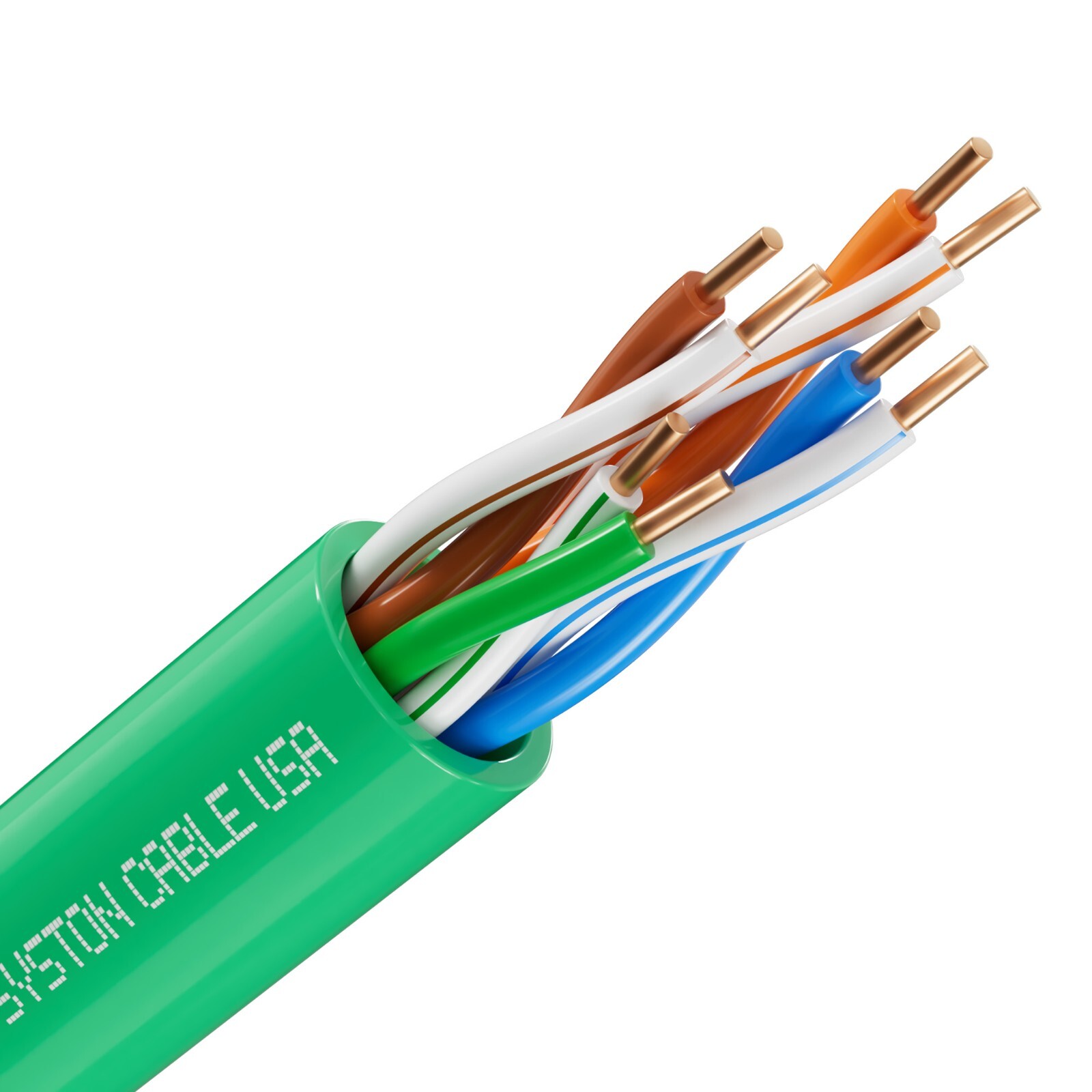Syston Cat 5e Ethernet Network Cable 350MHz 24AWG UTP Solid Copper Wire-CMR Bulk