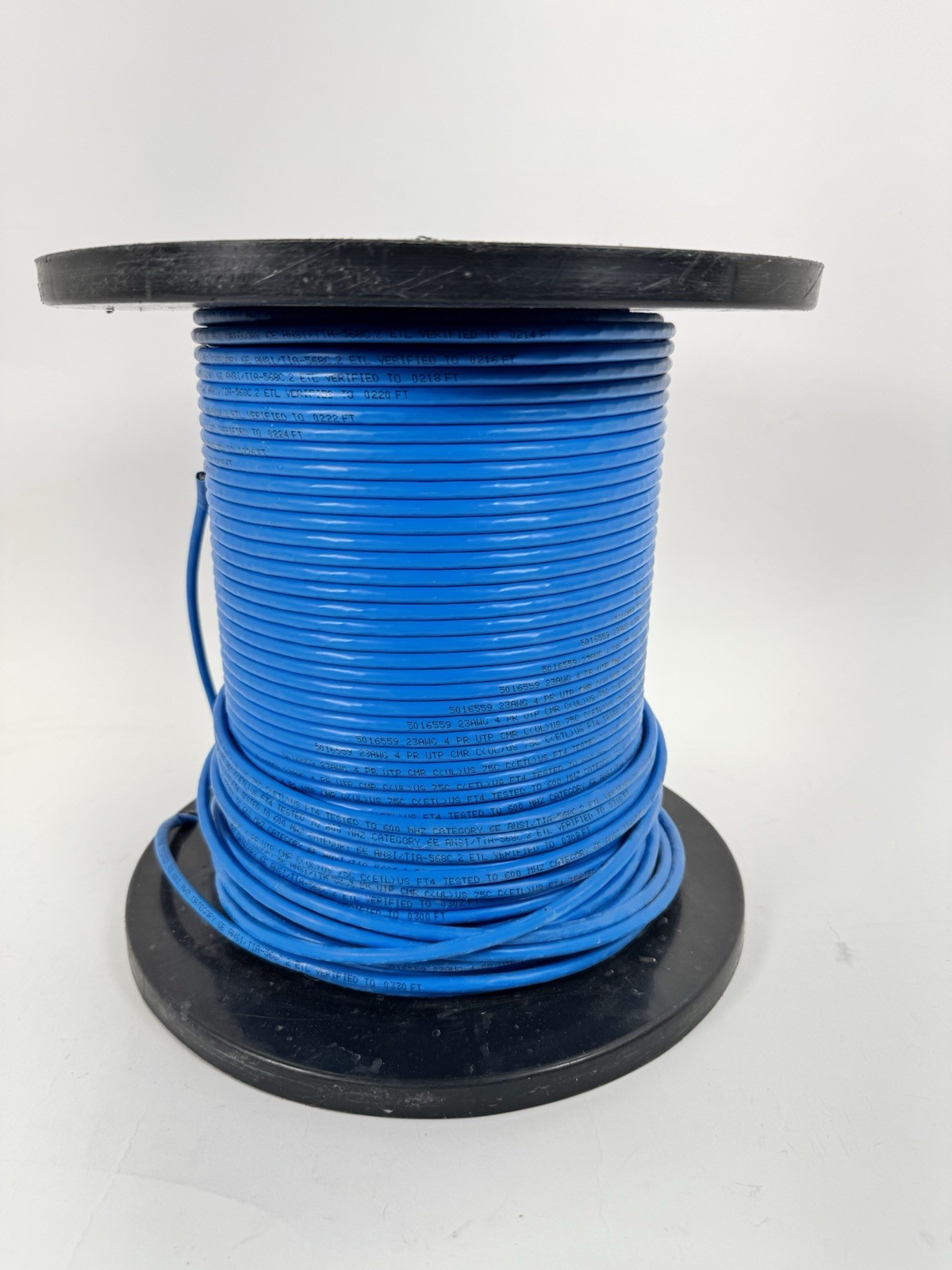 500+ Feet Total Of Cat6e Cable ANSI/TIA-568C.2 23 Awg 600MHz Network ETL UTP