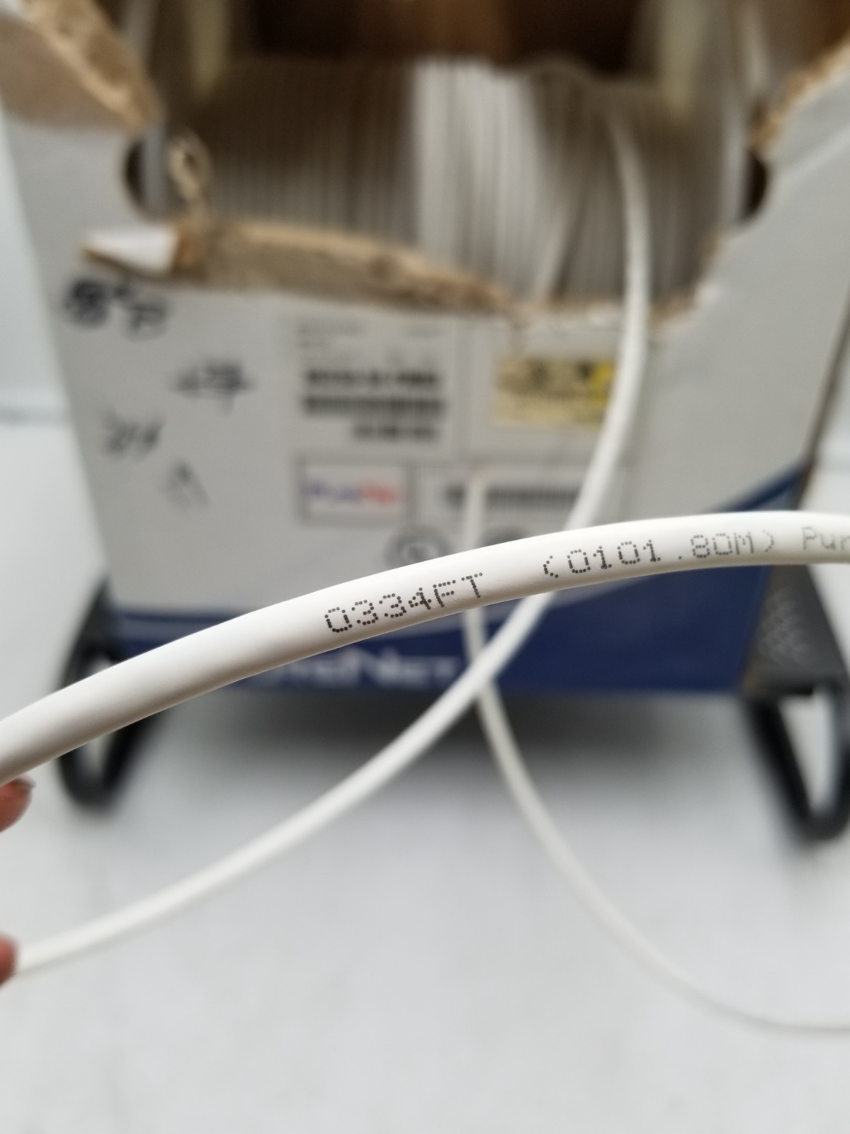 UTP CABLE CATEGORY 6 PLENUM PURE NET 6250-P 334FT -USED