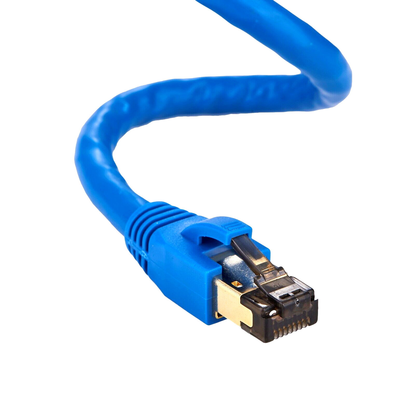 Cat8 SFTP Super Speed Ethernet Patch Cord 40Gbps Wire 0.5-75 FT Blue Pack LOT