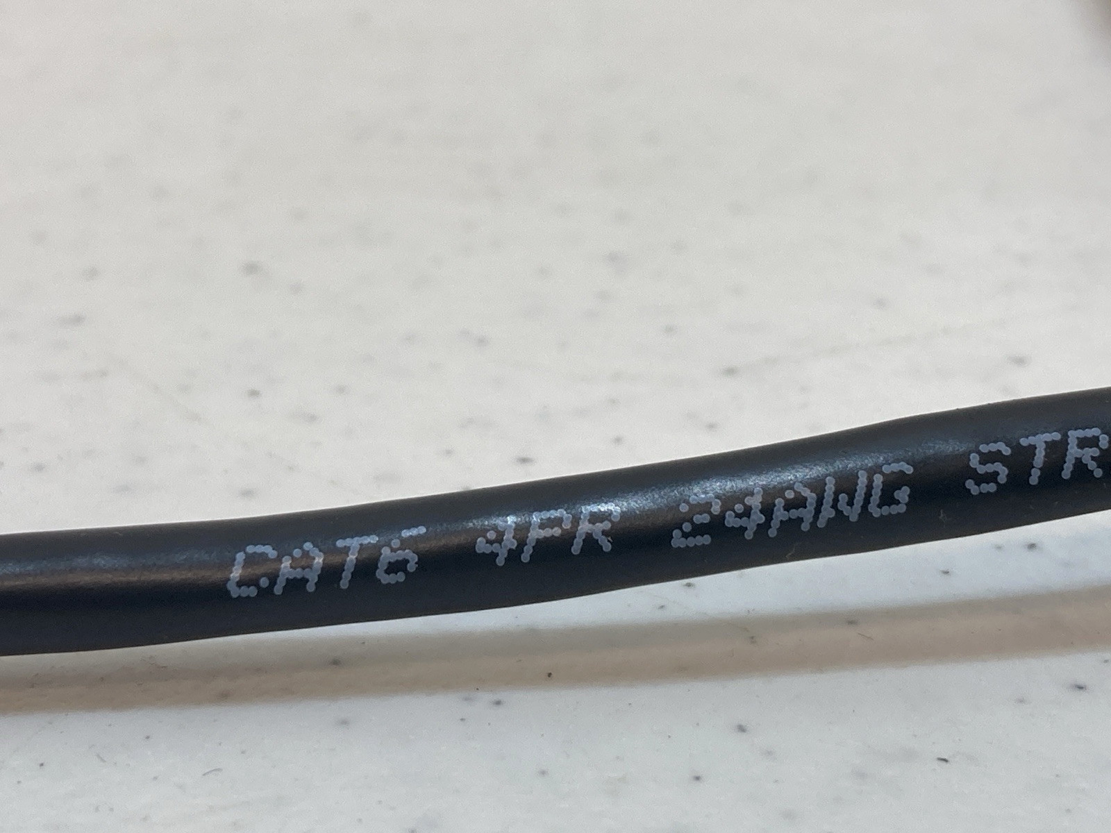 Black CAT6 24 AWG Ethernet LAN Network RJ45 Patch Cable 75FT Length