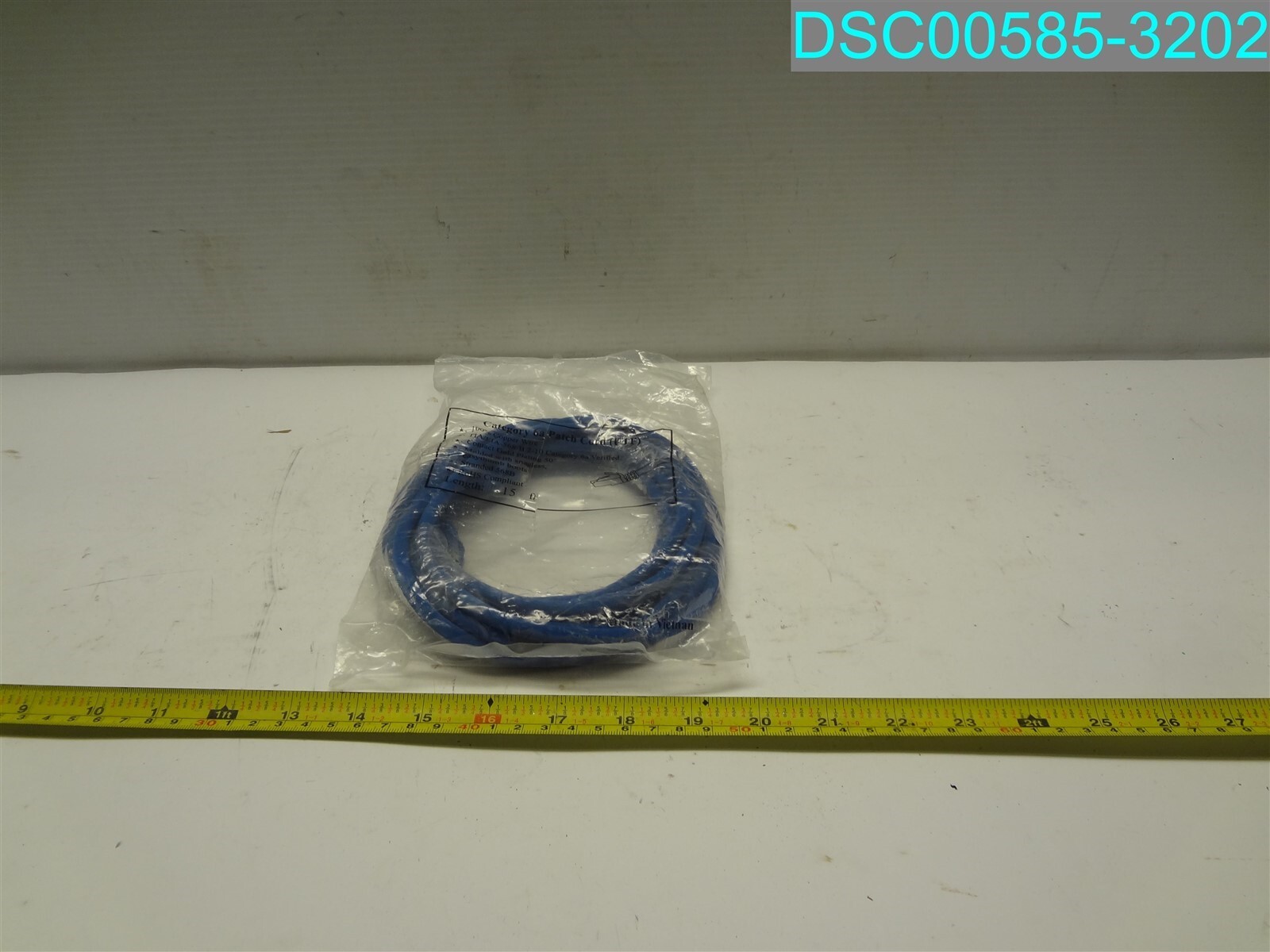 CATEGORY 6A PATCH CORD UTP BLUE 15′ TIA/EIA-568-B.2-10