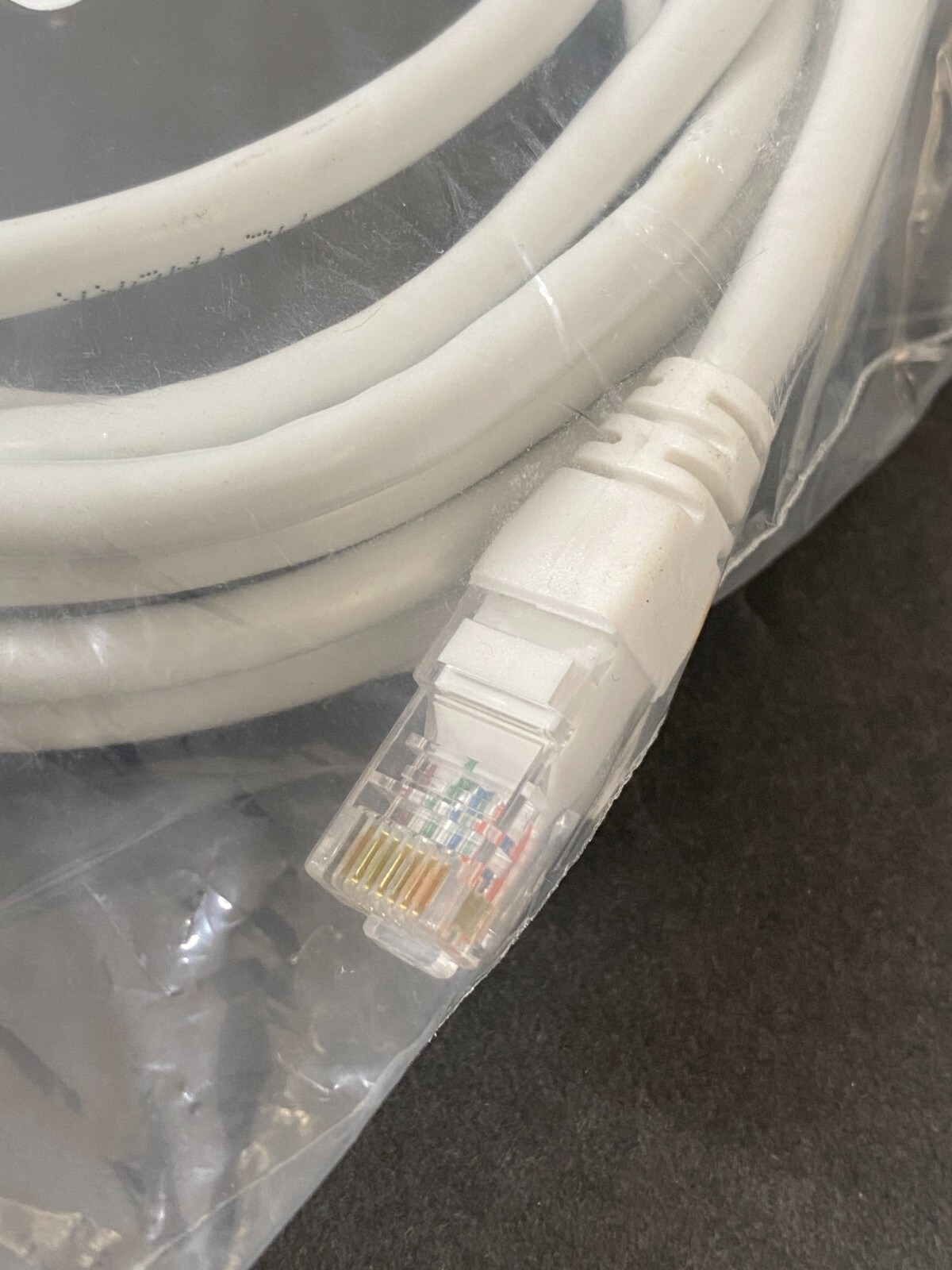 Network Cable 14ft 5m White Cat6 Ethernet Patch Cable 24AWG Ecofriendly PVE Cord