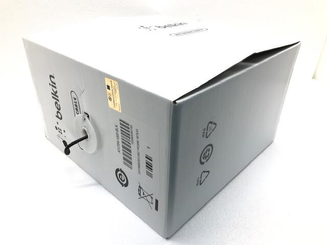 Belkin 1000ft FastCAT 6 UTP BULK Network Ethernet Cable Black A7J704-1000-BLK