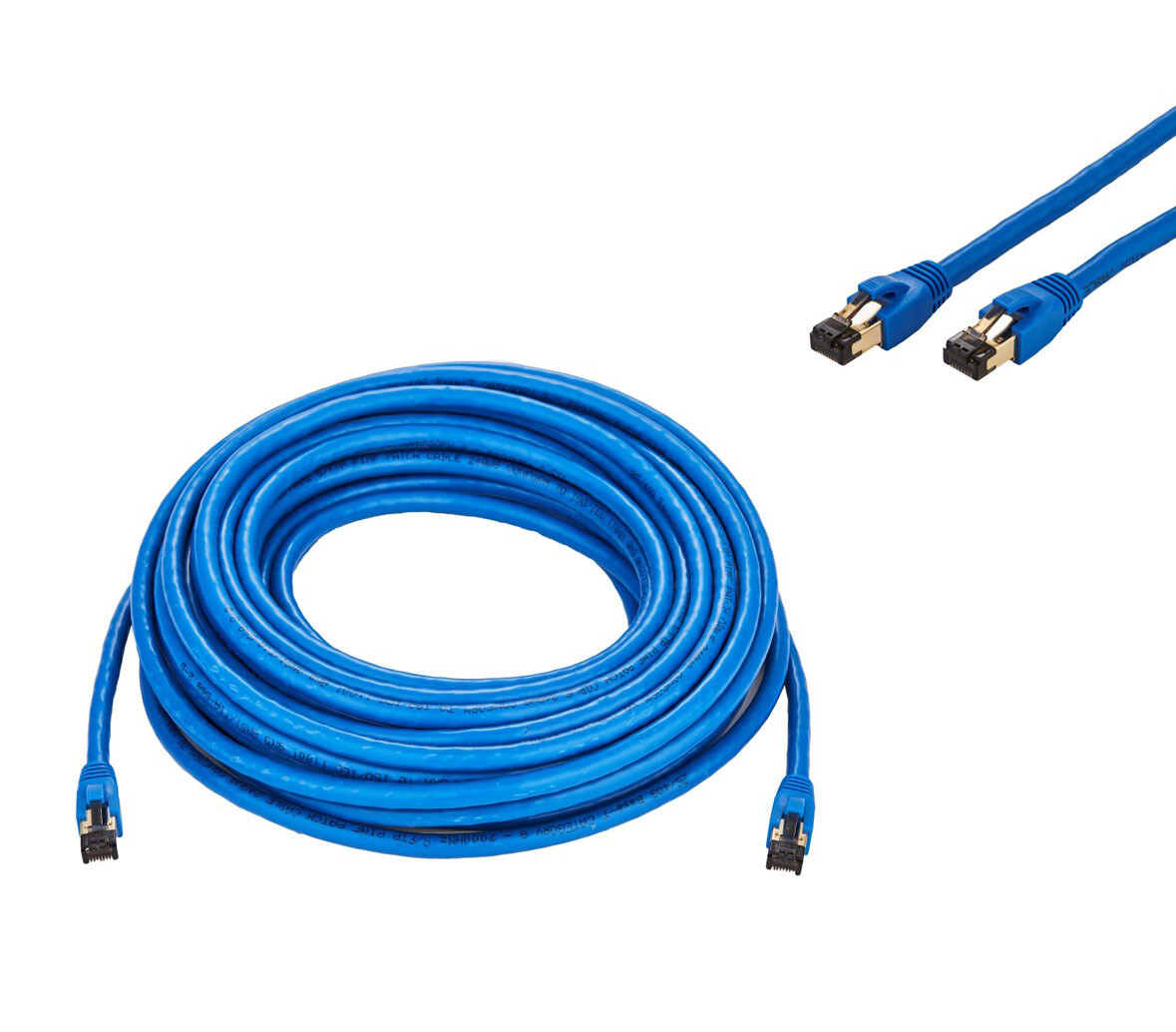 CAT8 Ethernet Cable Super Speed 40Gbps LAN Wire 0.5FT- 75FT Blue Multipack LOT