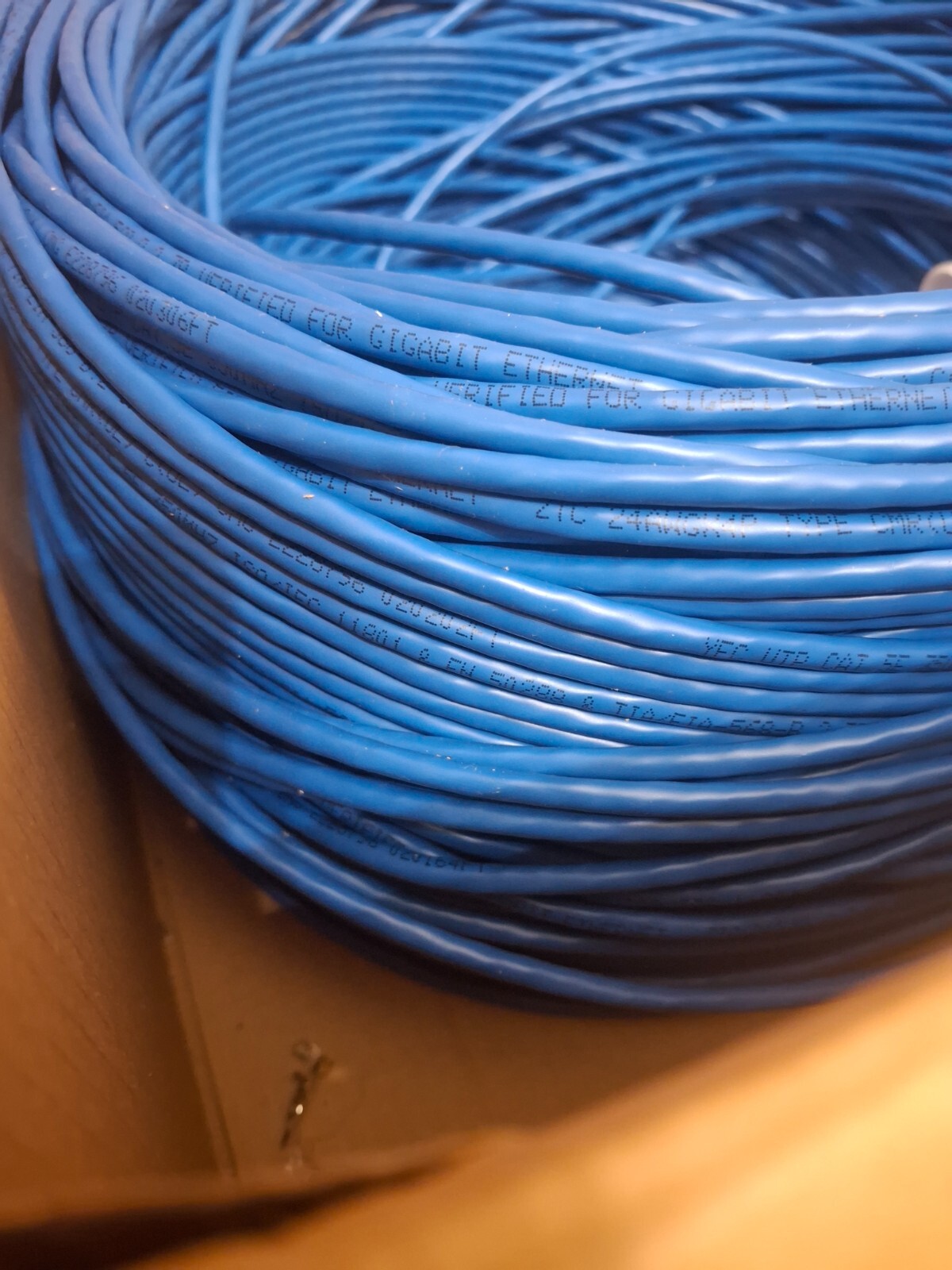 YFC-Boneagle CAT 5E Networking Cable UTP Solid 24AWG 750 FT *READ*