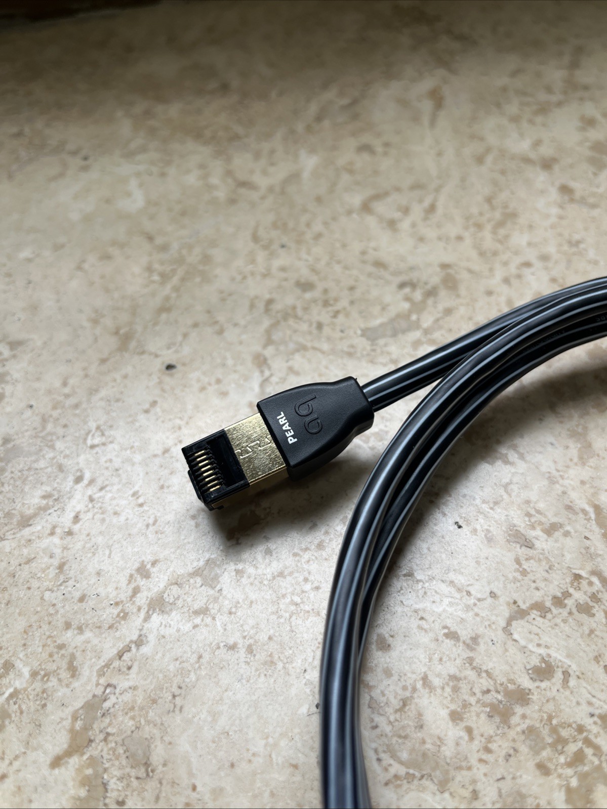 AudioQuest 1.5 m RJ/E Pearl 1.5 m Cat7 Black Network Cable Super Clean!