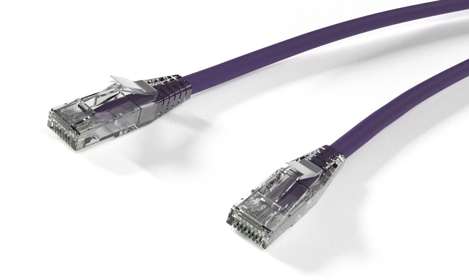 Cat6 UTP patch cable clear boot 6in 1ft 2ft 3ft 5ft 6ft 7ft 10ft Lot of 1, 5, 10