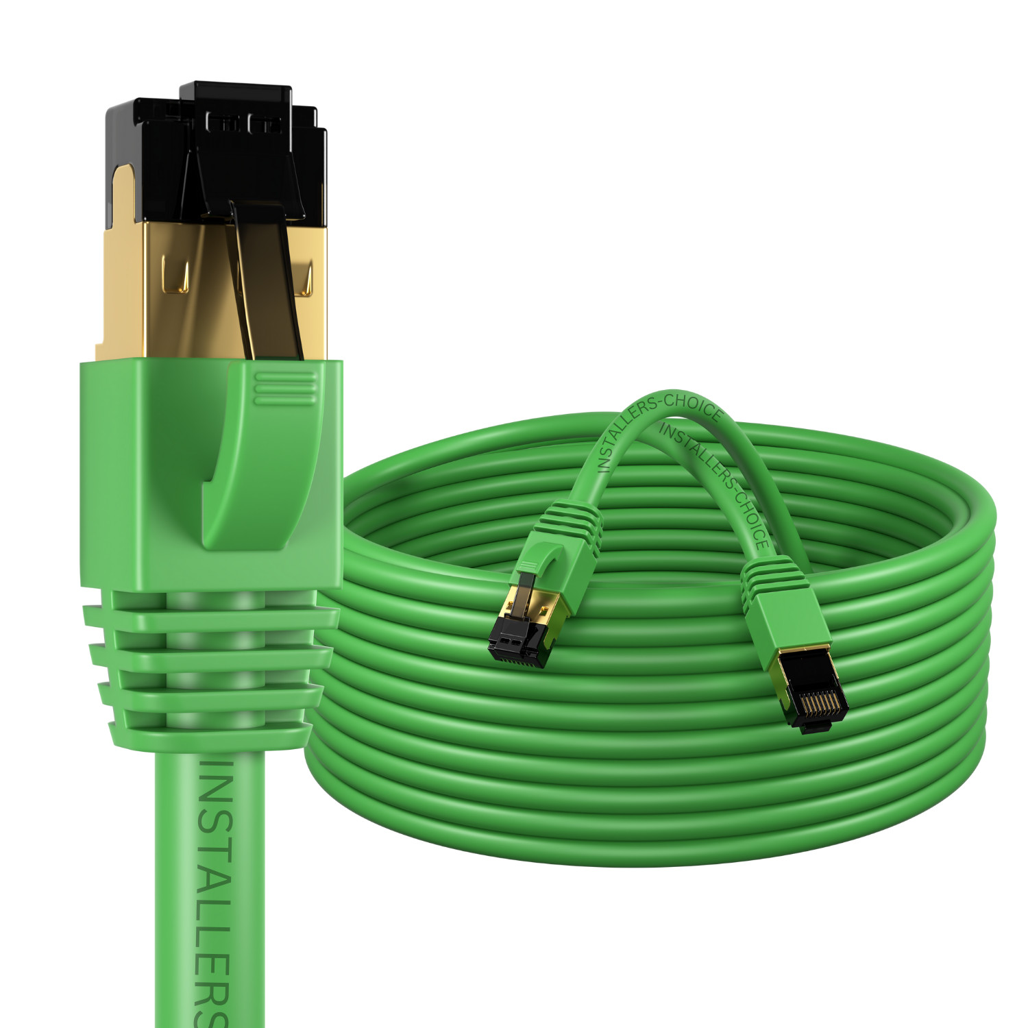 Cat8 Ethernet Cable RJ45 Shielded High Speed 40Gbps Internet Green Copper Lot