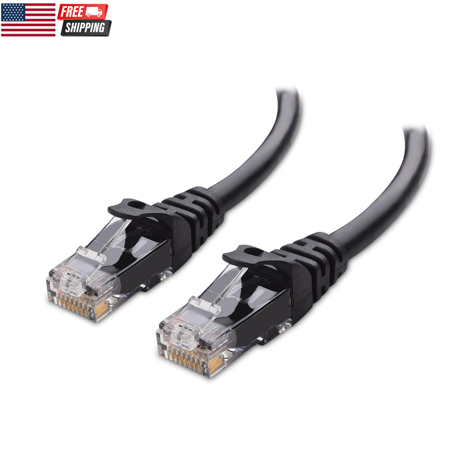 10Gbps Snagless Cat 6 Ethernet Cable – 25Ft, Cat 6 Cable, Cat6 Cord, Ethernet Co