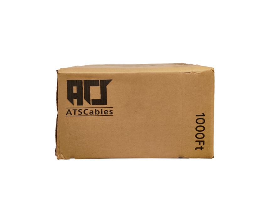 CAT6 Plenum Ethernet Cable 1000FT, 23AWG 550MHz UTP Black