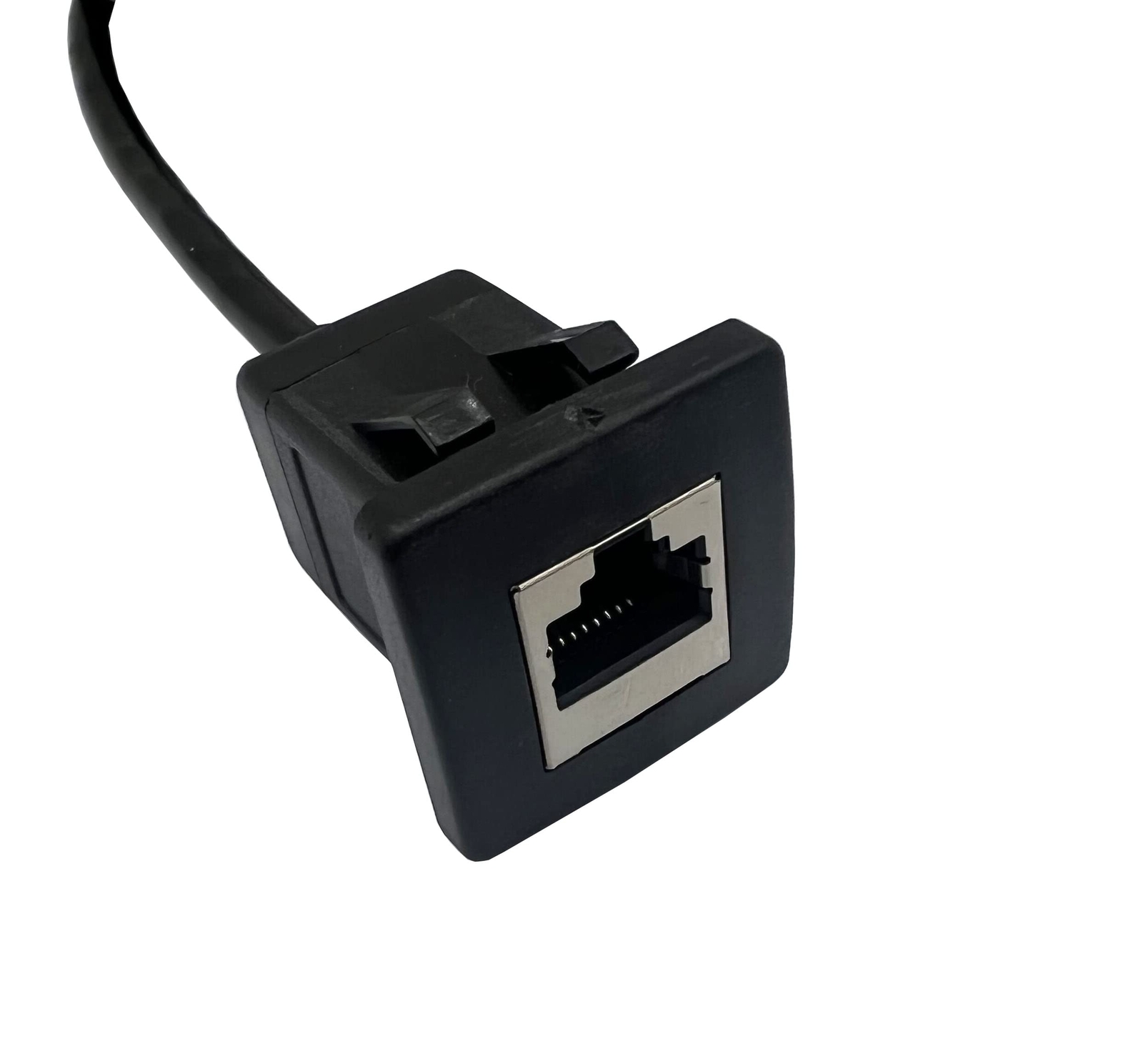 Cat5e Rj45 Square Flush Mount Cable Rj45 Male To Female Shielded Ethernet Networ