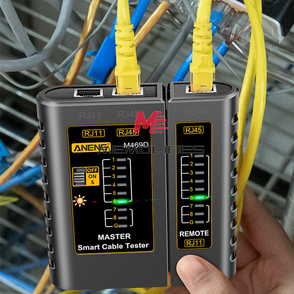 RJ45 Network Cable Lan Tester RJ45 RJ11 RJ12 CAT5 UTP LAN Cable Repair Tools