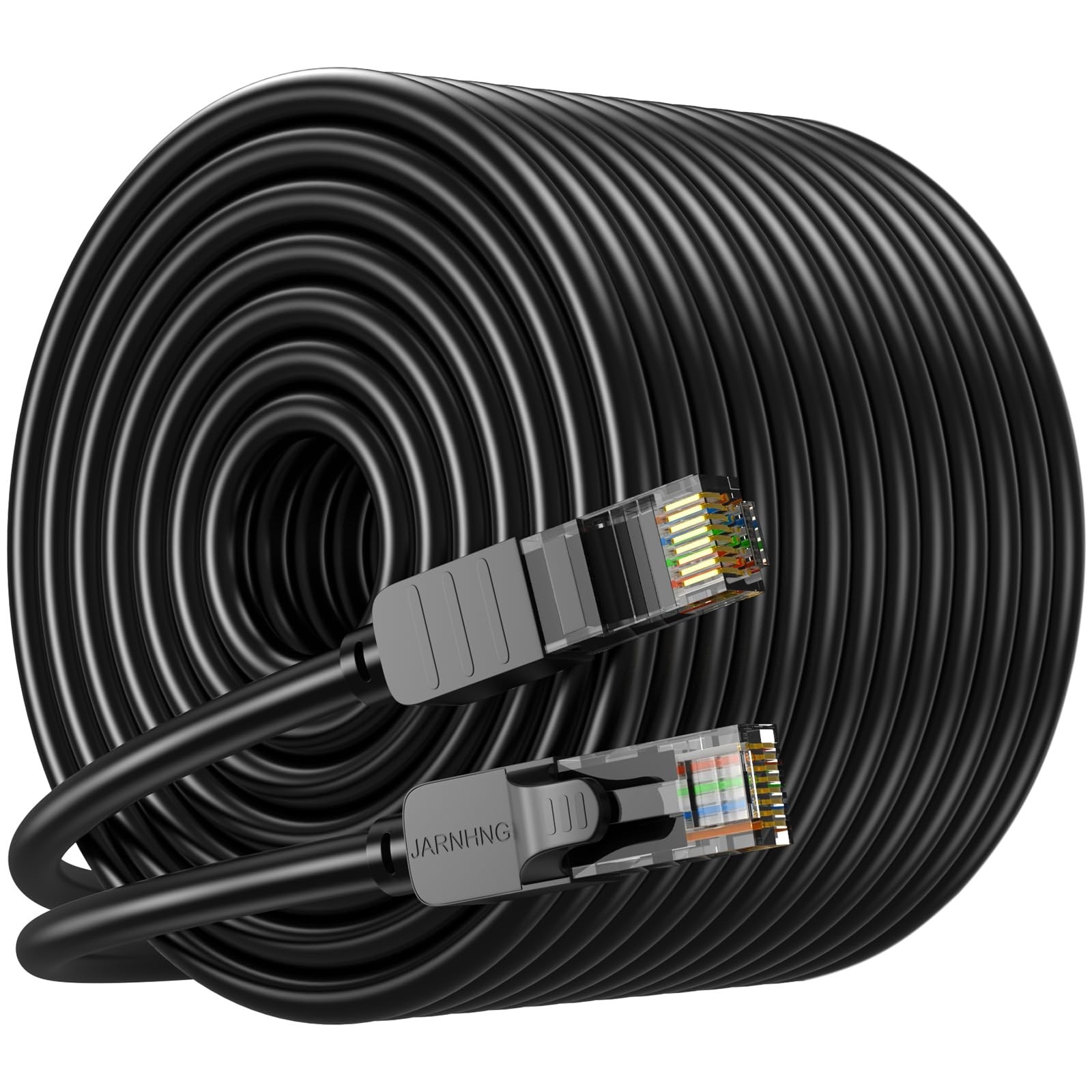 Cat 6 Ethernet Cable 250 ft, Indoor/Outdoor 26awg UTP High Speed 10Gbps Inter…