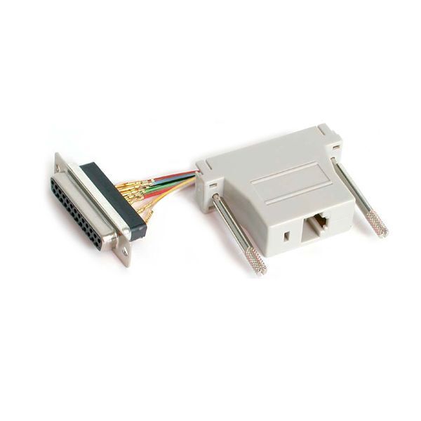StarTech GC258FF DB25 to RJ45 Modular Adapter – F/F 1 x DB-25 Female – 1 x RJ-45