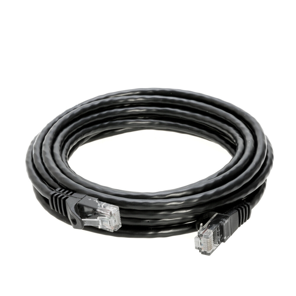 Cat6 Black Patch Cord Network Cable Ethernet LAN RJ45 UTP 1.5FT- 20FT Multi LOT