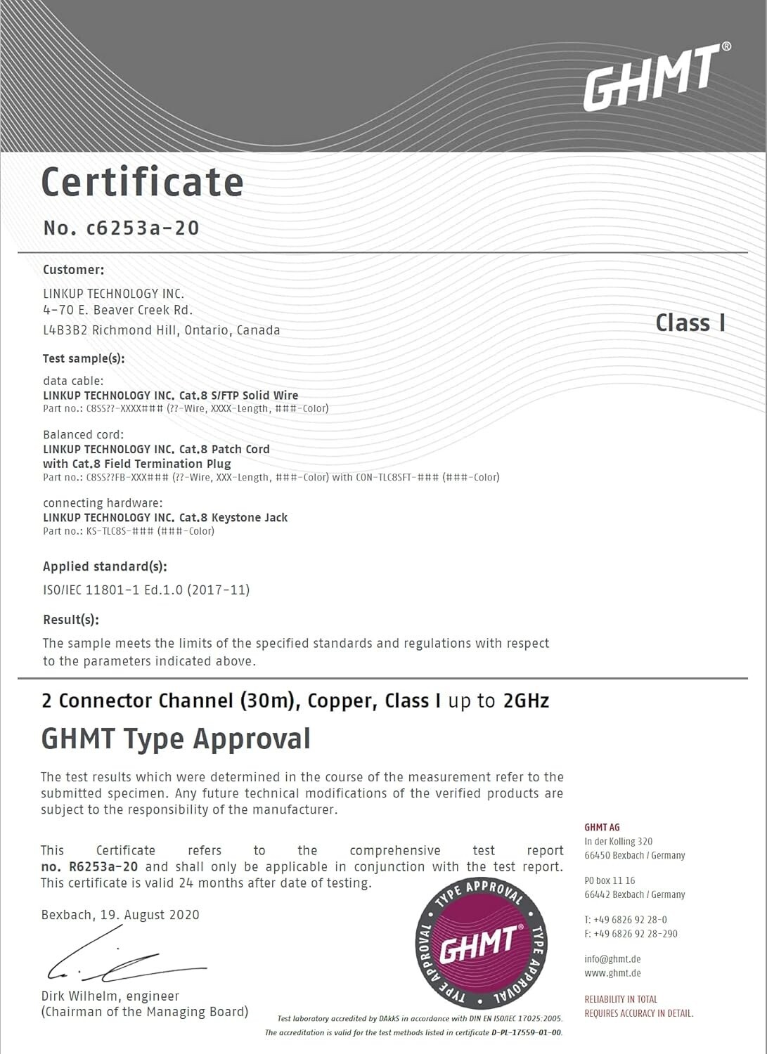 [GHMT & Certified] Cat8 Ethernet Patch Cable S/FTP 22AWG Double Shielded Soli…