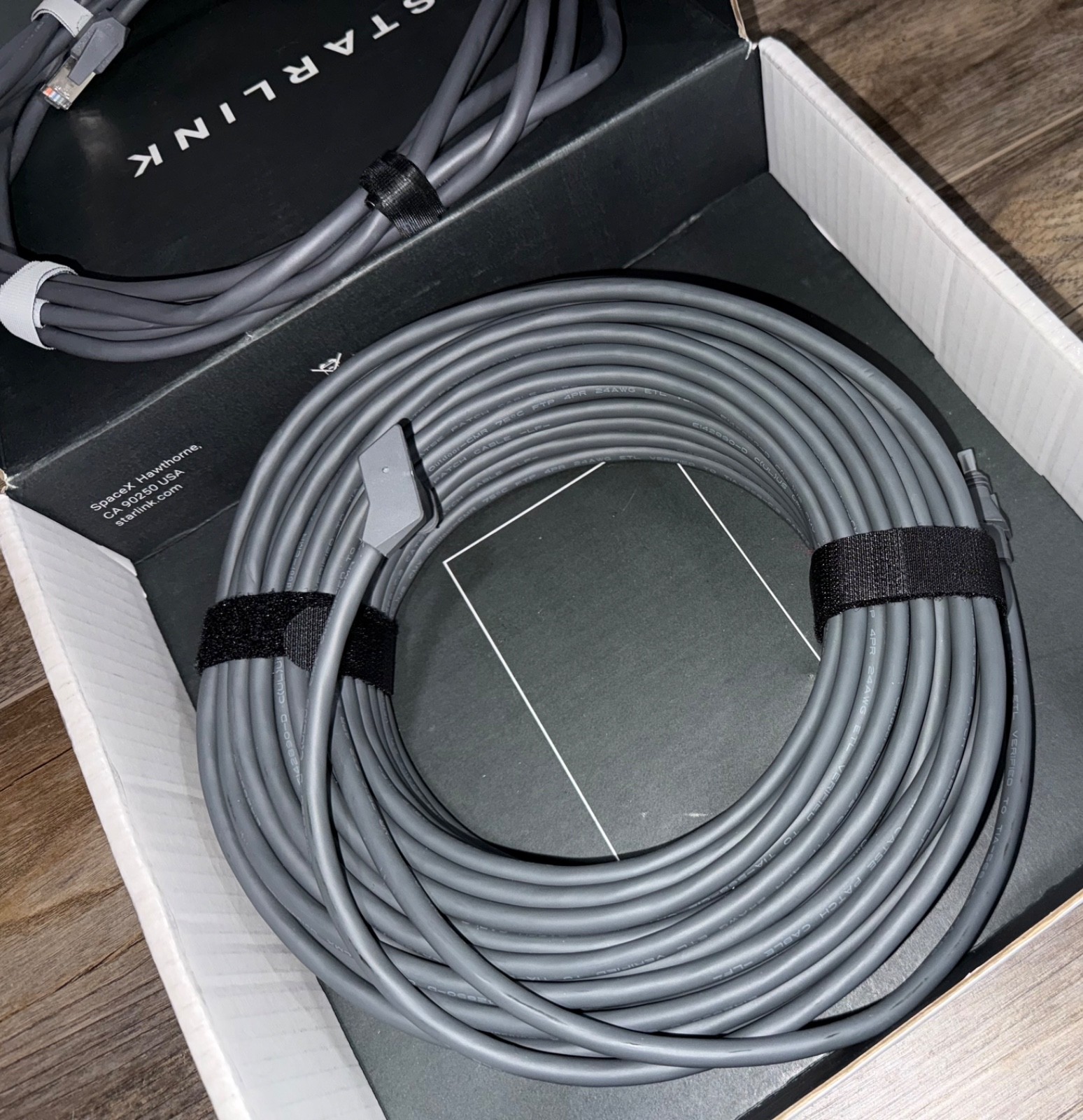 45 Meter Starlink replacement cable + additional starling cable to Ethernet