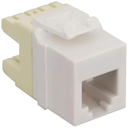 ICC Voice- RJ-11/14/25- HD- Modular Connector- White – 1 x RJ-11 (IC1076F0WH)