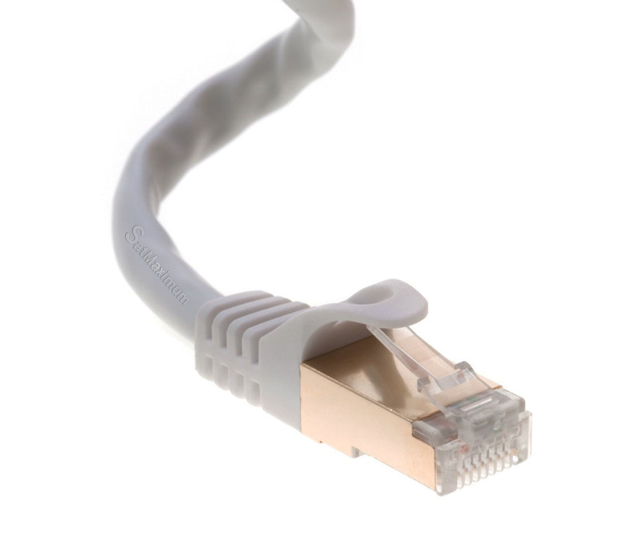 Cat7 S/FTP Ethernet Network Cable High Speed LAN Patch Cord Gray 6f-20ft- LOT
