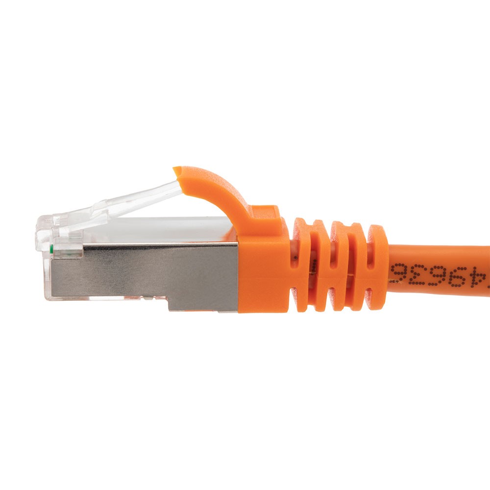 Ethernet Patch Cable CAT6, F/UTP, 26AWG, 1 Ft, 5 pack, Orange