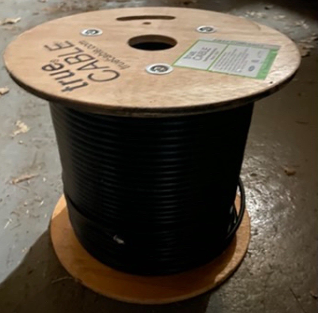 True Cable Cat6 Direct Burial Outdoor Ethernet Cable Pure Copper. Roughly 400ft.