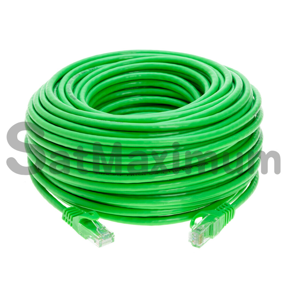 CAT6e / CAT6 Network Patch Cable RJ-45 Ethernet LAN Cable Green 50FT – 200FT LOT