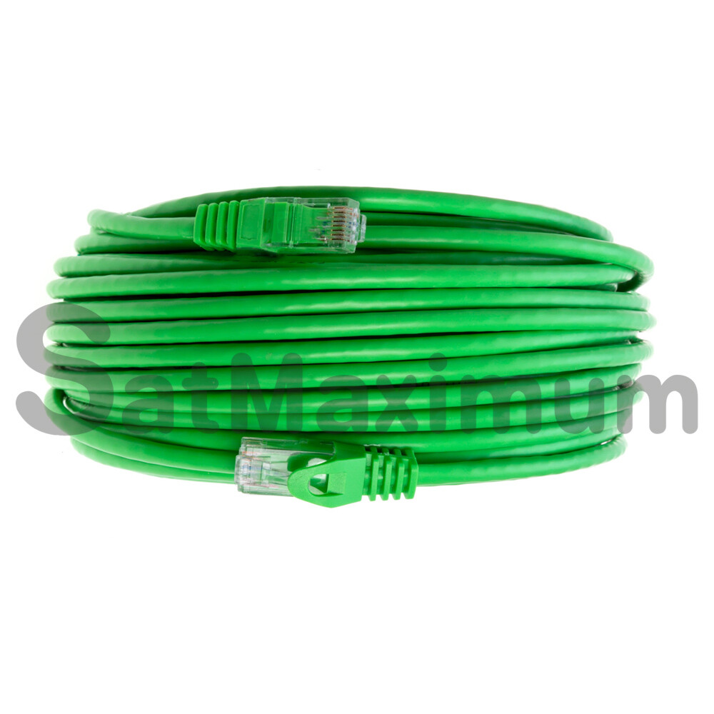 CAT6e / CAT6 Network Patch Cable RJ-45 Ethernet LAN Cable Green 50FT – 200FT LOT