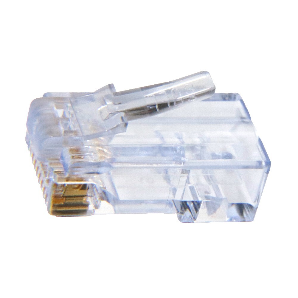 *OPEN BOX* Platinum Tools® 202010J EZ-RJ45 Cat6+ Connecters (Jar of 100)