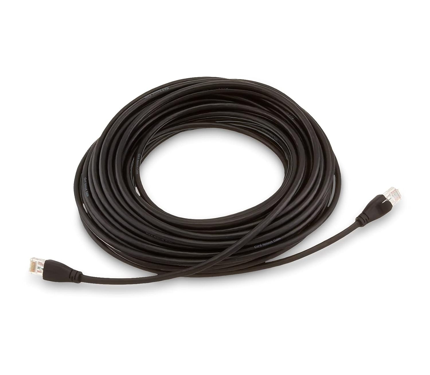 50ft Cat6 Ethernet Cable RJ45 1Gbps High Speed Internet LAN Patch Cord Black New
