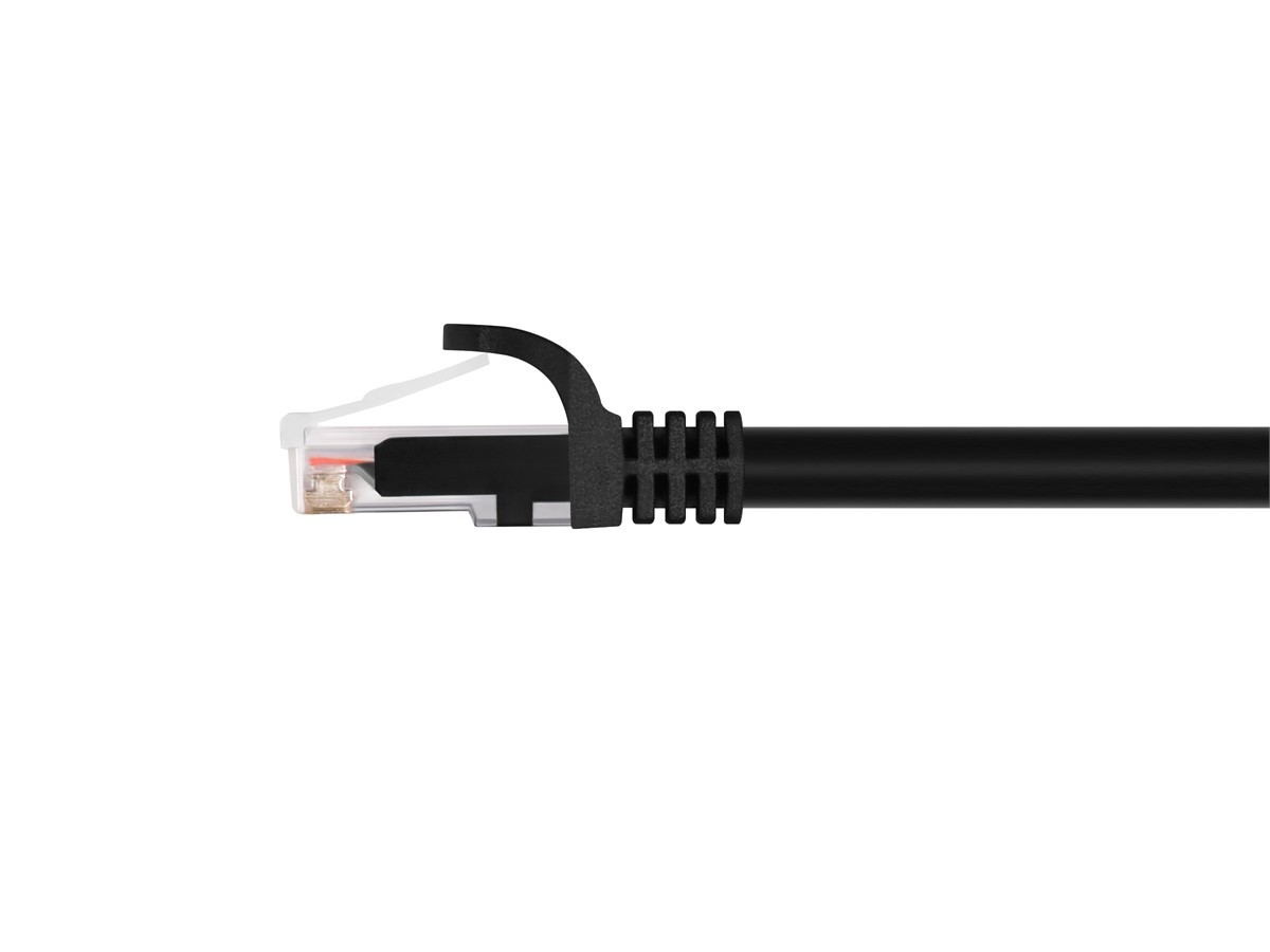 Monoprice Cat6 Ethernet Patch Cable – 1ft – Black (12-Pack) 550MHz, UTP, 24AWG