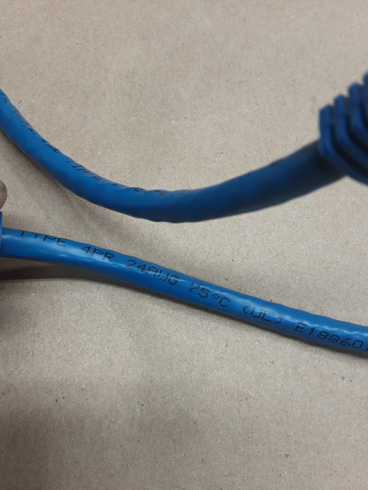 3 Ft Ethernet Patch Cords Category 6E (Cat6E) 24AWG E188601 #1030b8