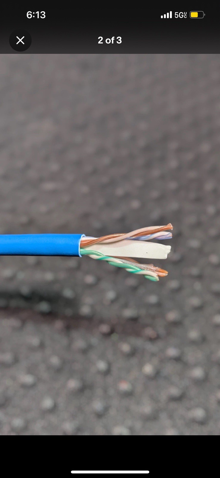 Cable GenSPEED 6 Plenum CAT 6 Cable 23 AWG CMP Blue 500ft