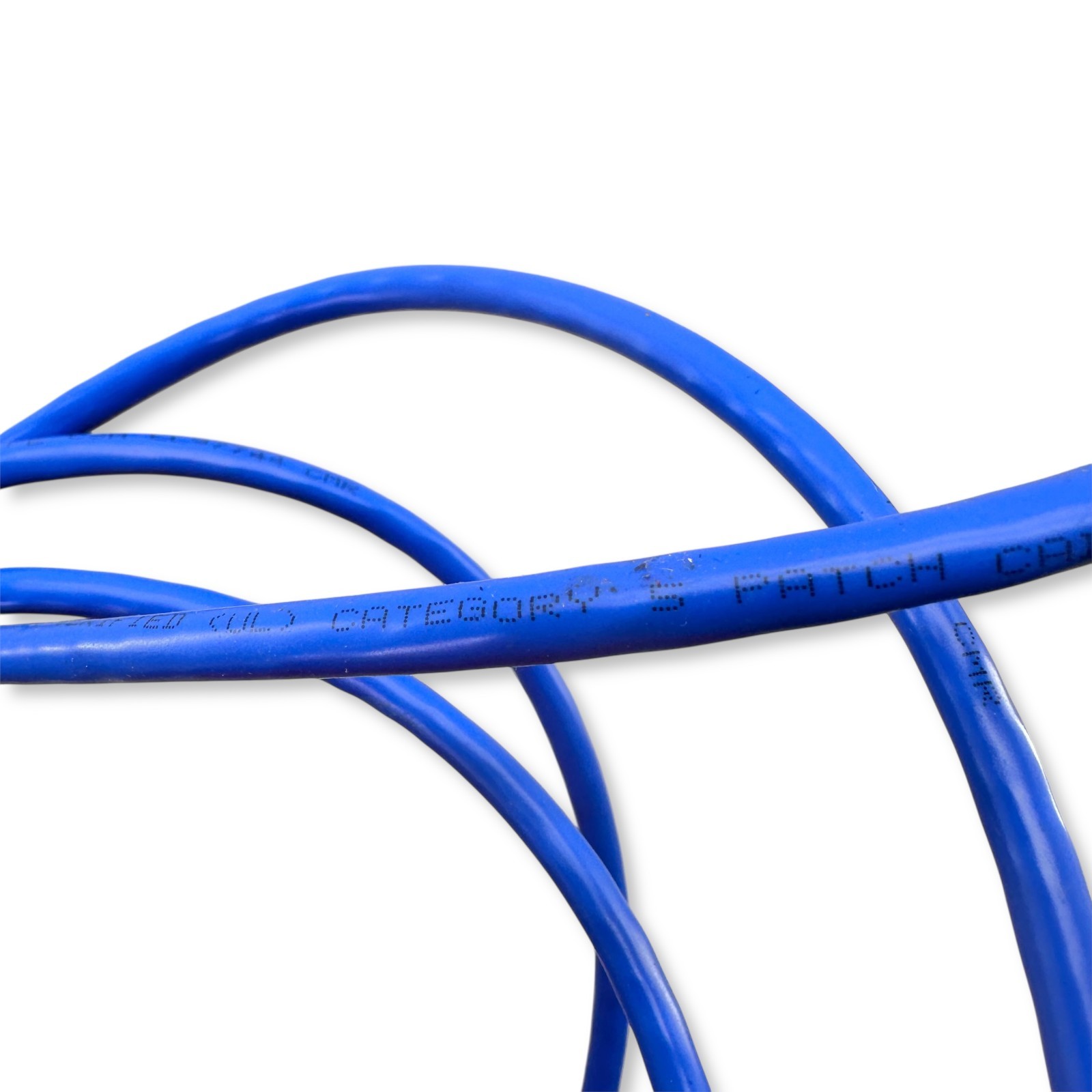 Blue 5ft Cat6 Ethernet Patch Cable – 24AWG CMR Riser Rated – Snagless RJ45