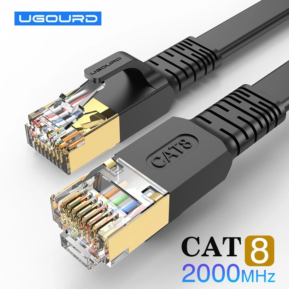 Cat 8 Ethernet RJ45 Cable Super Speed 40Gbps Patch LAN Network Gold Plated Lot