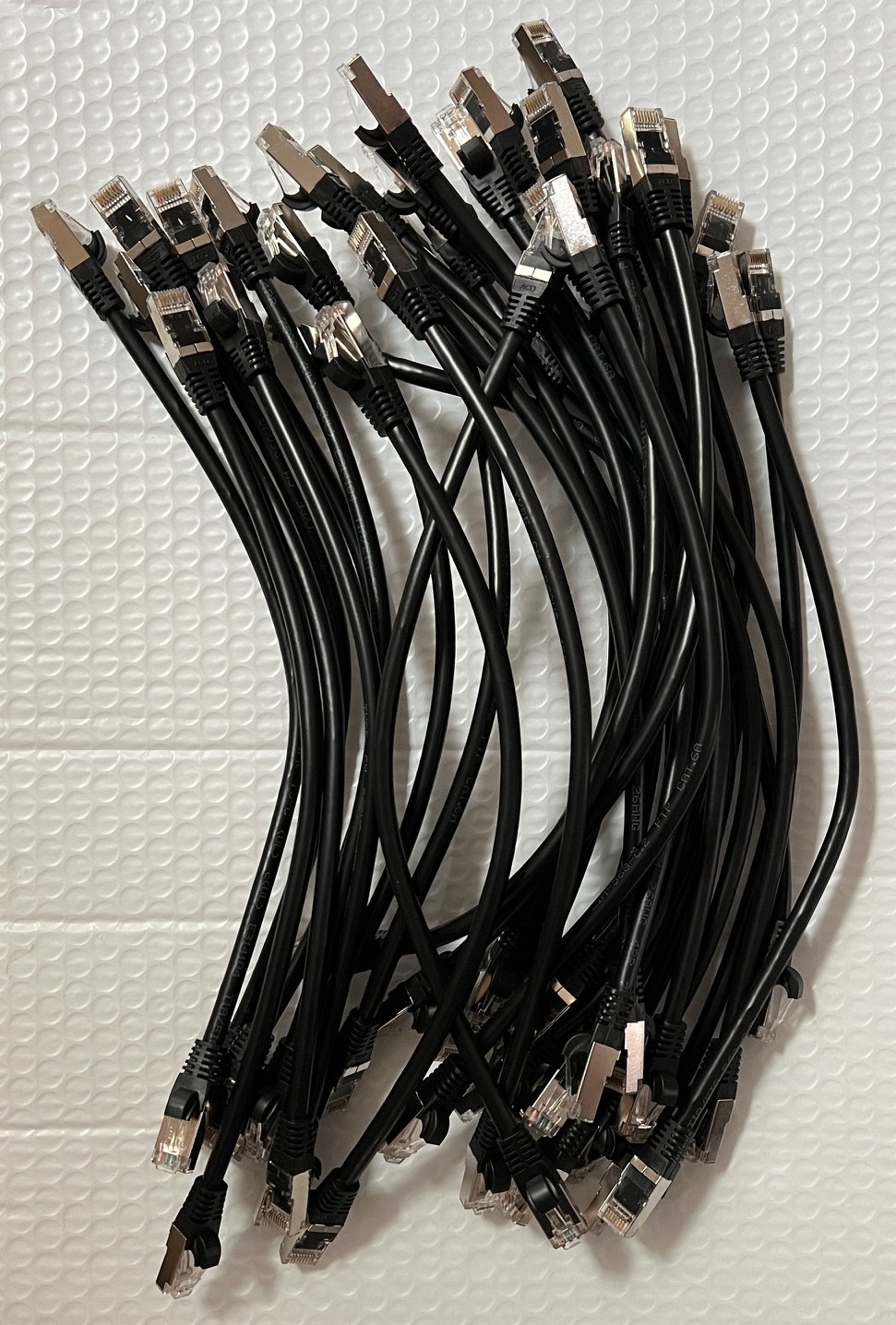 Lot 33pcs 33x 1ft 12″ Cat6e RJ45 Ethernet patch short Cables