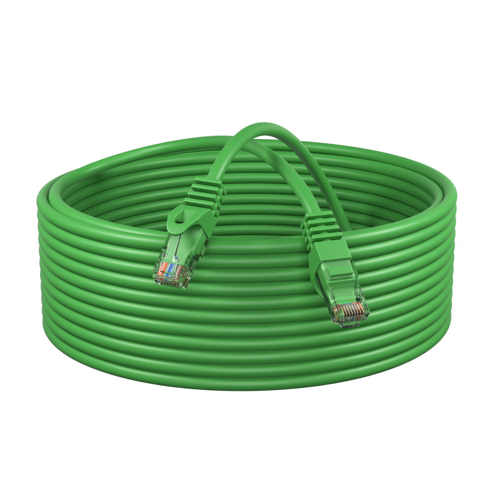 Cat6 Green Ethernet Patch Cord UTP Network LAN Cable RJ45, 3FT – 20FT Multi LOT
