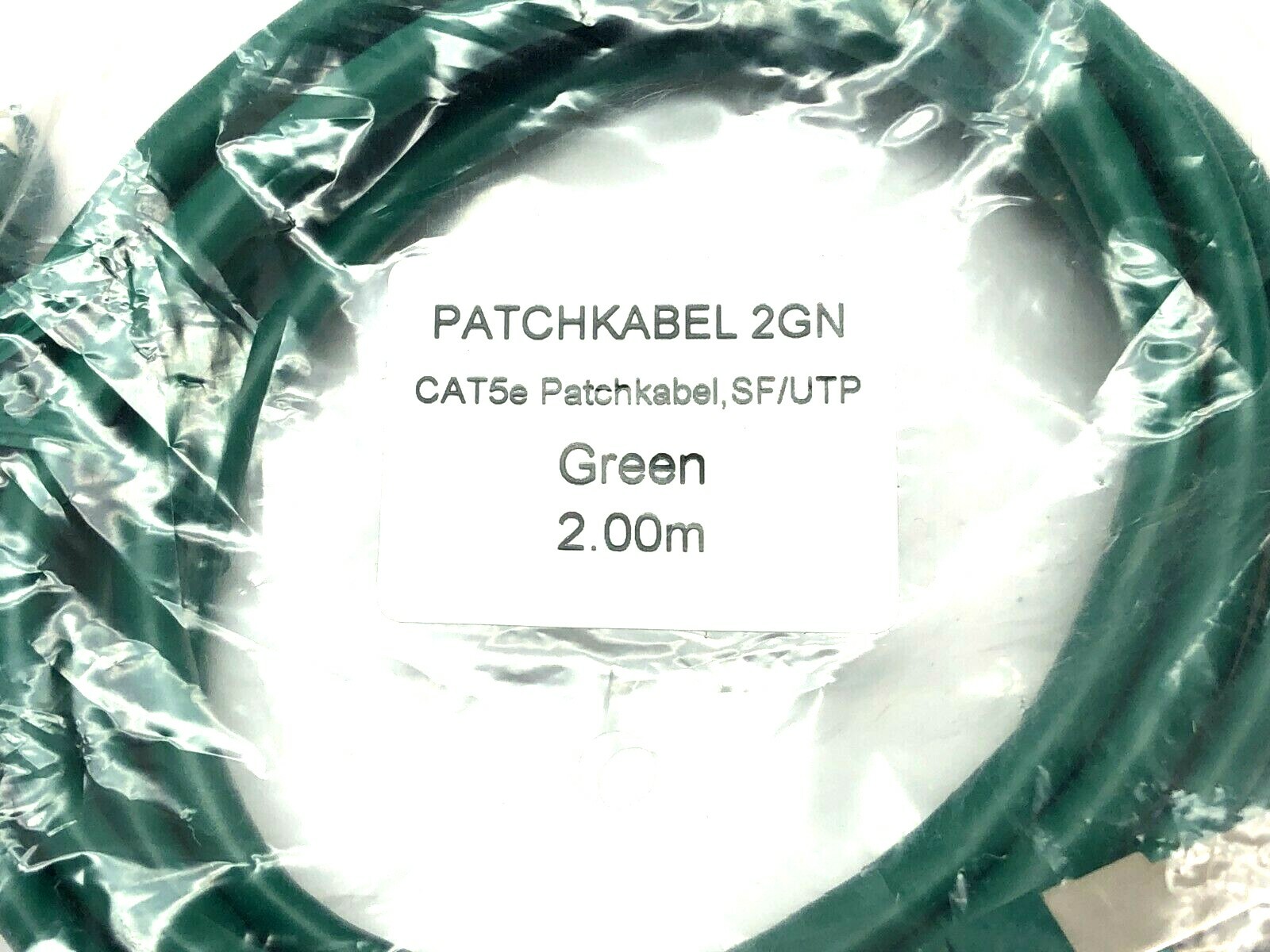 EFB Electronik K5460.2 RJ45 Patch cable SF/UTP Cat.5e PVC CCA Green