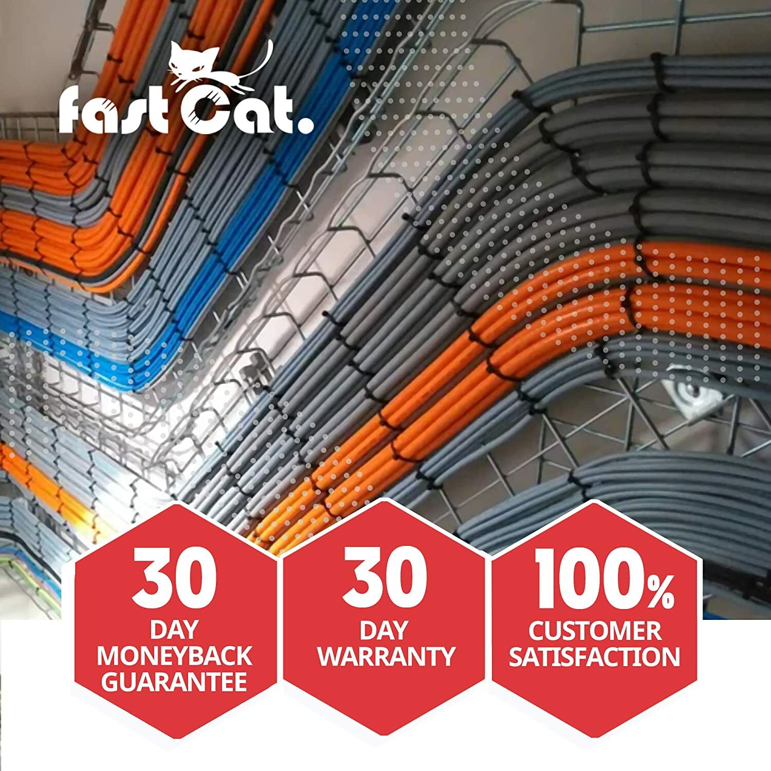 fast Cat. Cat6 Copper Ethernet Cable 1000ft – 23 AWG, CMR, 550MHZ / 10GB UTP LAN