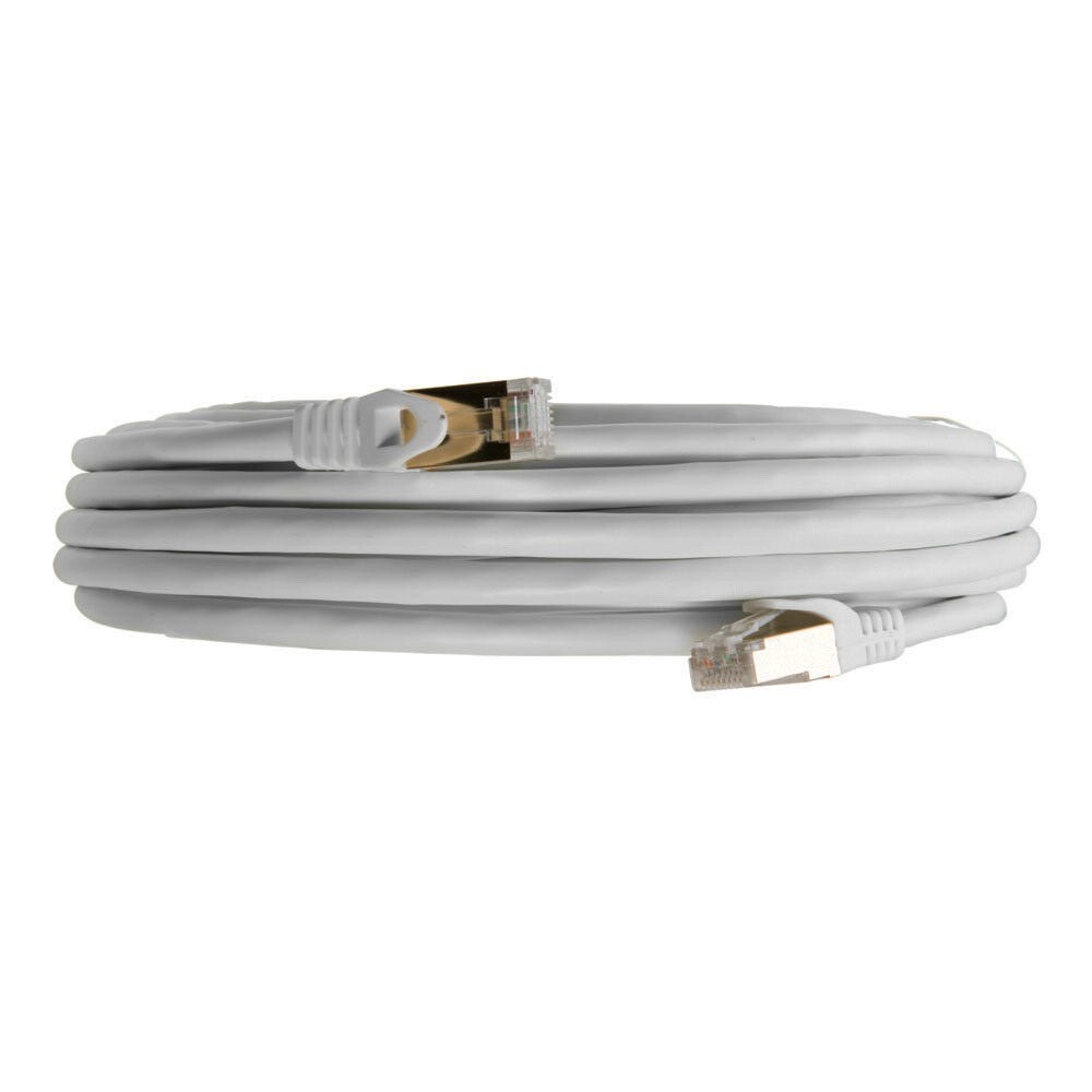 Cat7 Cable Ethernet Network High Speed Patch Cord Gray 6FT- 25FT Multi Pack LOT