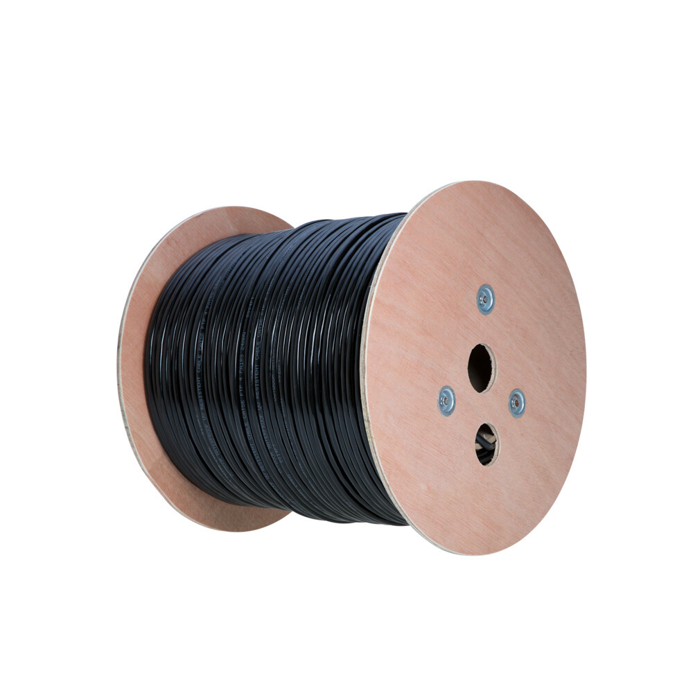 1000FT CAT6 Outdoor Cable 23 AWG UTP Solid Wire DIRECT BURIAL UV Waterproof