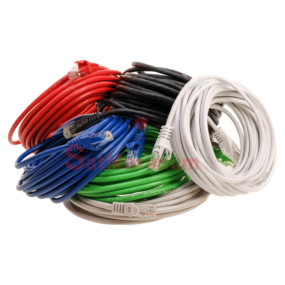 CAT6 Cable Cat 6 Patch Cord for Router Internet Ethernet Network Modem Wire Lot