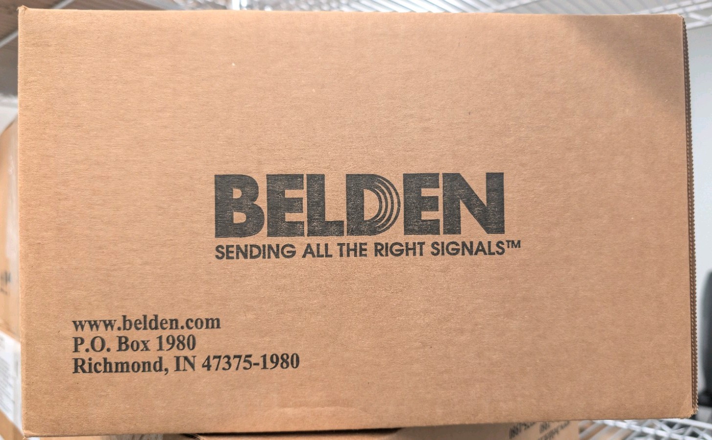 Unopen Case 25 Belden Cat6A Patch Cords (NXPC-48RT8K-RNBT-RNBT-10.0) 10 ft black