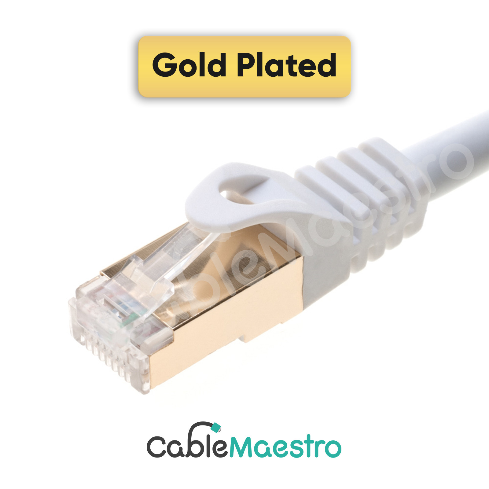 CAT7 Ethernet Cable LAN Copper Patch Cord S/FTP Shielded Wire Gaming 6-200FT Lot